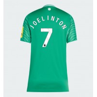 Camiseta Newcastle United Joelinton #7 Segunda Equipación Replica 2025-26 para mujer mangas cortas